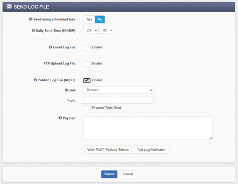 MQTT Logging File
