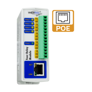 Original WebRelay-Quad 4 Relay Module for remote control of electromechanical relays