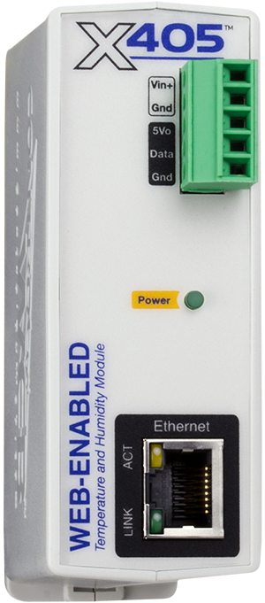 X-405 Web-Enabled Temperature and Humidity Module