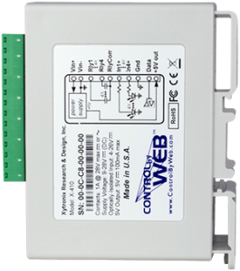 X-410 Edge Controller label side