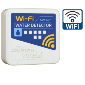 XW-112 WiFi-enabled water leak detector with included liquid detection sensor and web-based monitoring
